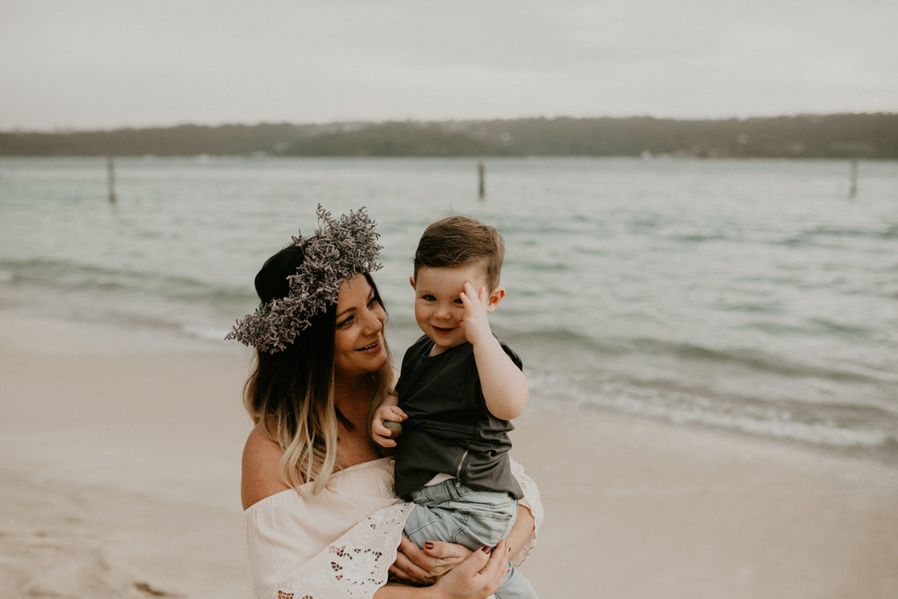 Beautiful Mother and Son Portrait at Sydney's Beach-6.jpg