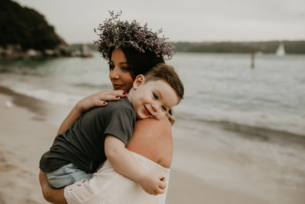 Beautiful Mother and Son Portrait at Sydney's Beach-1.jpg