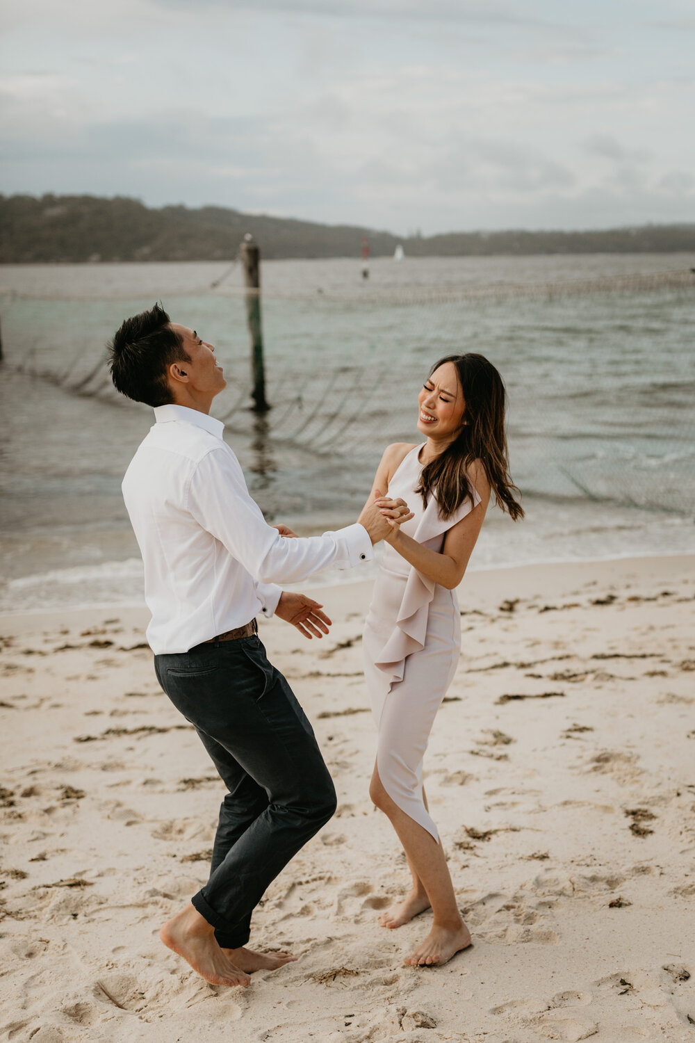 Sydney Wedding Photographer Akaness Sharks-Romantic Sydney Beach Engagement Best artistic -10.jpg