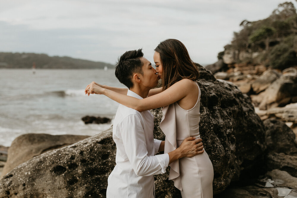Sydney Wedding Photographer Akaness Sharks-Romantic Sydney Beach Engagement Best artistic -38.jpg
