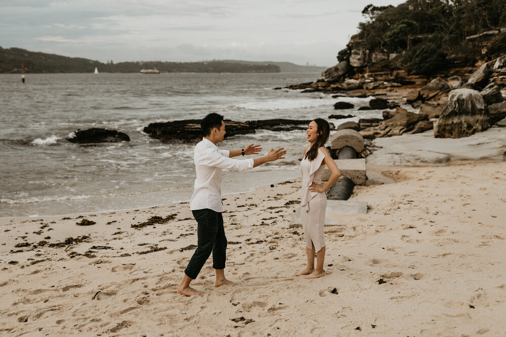 Sydney Wedding Photographer Akaness Sharks-Romantic Sydney Beach Engagement Best artistic -50.jpg