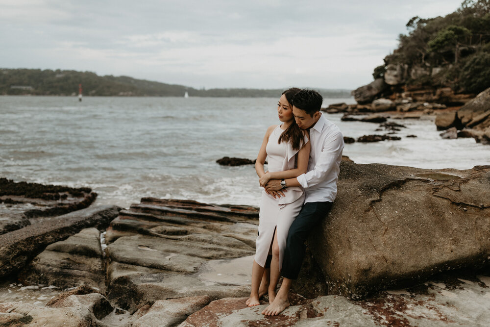 Sydney Wedding Photographer Akaness Sharks-Romantic Sydney Beach Engagement Best artistic -73.jpg
