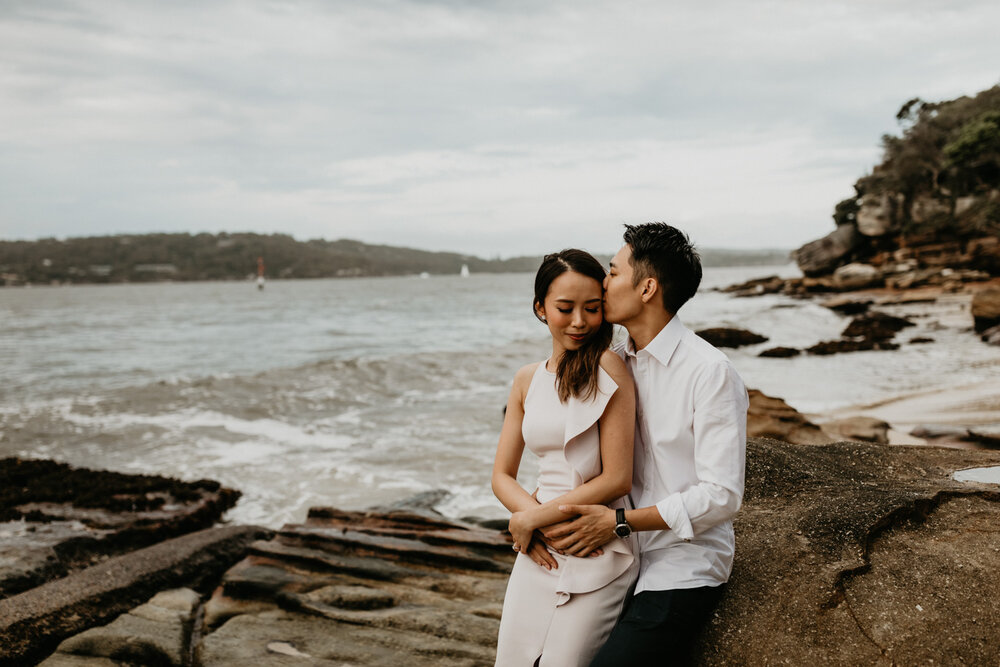 Sydney Wedding Photographer Akaness Sharks-Romantic Sydney Beach Engagement Best artistic -77.jpg
